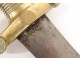 Sword sword of bronze infantry Jean Toulon Louis Philippe Napoleon III nineteenth