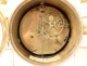 Pendulum gantry Louis XVI gilt bronze white marble vase flowers clock 18th