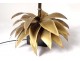 Maison Jansen lamp palm tree foliage bamboo brass vintage 1970 vintage design