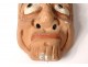 Mask of Noh polychrome wooden theater demon Gigaku O-beshimi Japan nineteenth