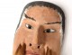 Mask of Noh polychrome wooden theater demon Gigaku O-beshimi Japan nineteenth