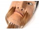 Mask of Noh polychrome wooden theater demon Gigaku O-beshimi Japan nineteenth