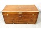 Navy trunk captain chest camphor brass lock ringtone nineteenth