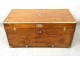 Navy trunk captain chest camphor brass lock ringtone nineteenth