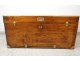 Navy trunk captain chest camphor brass lock ringtone nineteenth