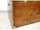 Navy trunk captain chest camphor brass lock ringtone nineteenth