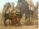 Great HST orientalist picture caravan characters Turkey Peyclit twentieth