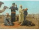 Great HST orientalist picture caravan characters Turkey Peyclit twentieth