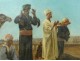 Great HST orientalist picture caravan characters Turkey Peyclit twentieth
