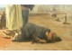 Great HST orientalist picture caravan characters Turkey Peyclit twentieth