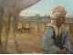 Great HST orientalist picture caravan characters Turkey Peyclit twentieth