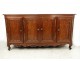 Buffet enfilade Louis XV nantes mahogany solid carved eighteenth century