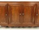 Buffet enfilade Louis XV nantes mahogany solid carved eighteenth century