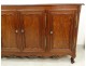 Buffet enfilade Louis XV nantes mahogany solid carved eighteenth century