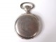 Large sterling silver pocket watch Spiral Breguet watch late nineteenth
