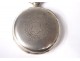 Large sterling silver pocket watch Spiral Breguet watch late nineteenth