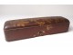 Box glove box lacquered wood gilding cherry blossoms Japan twentieth century