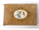 Carnet drawings porcelain miniature bouquet flowers brass gilt nineteenth century