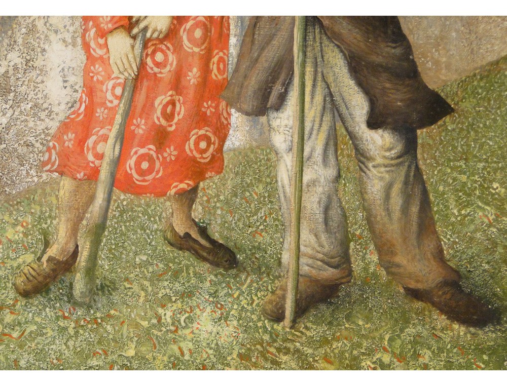 HST Surrealist Painting Claude Verlinde twentieth