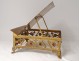 Bible lectern Bible church thabor gilded bronze enamels evangelists nineteenth
