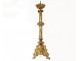 Large pascal candlestick gilded bronze chimeras angels 132cm candlestick nineteenth
