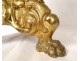 Large pascal candlestick gilded bronze chimeras angels 132cm candlestick nineteenth