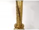 Large pascal candlestick gilded bronze chimeras angels 132cm candlestick nineteenth
