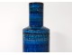 Large ceramic vase Italy Aldo Londi Bitossi Rimini vintage blue 1960