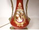 Pair porcelain oil lamps Paris portraits mythological couple nineteenth