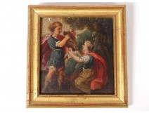 Small HSP mythological scene wild boar Calydon Atalante Meleager XVIII