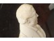 Ivory bas relief sculpture Dieppe 19th century bourgeois aristocrat man profile