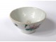 Chinese Chinese porcelain flowers sake bowl Chinese Chinese signed 19th century
