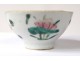 Chinese Chinese porcelain flowers sake bowl Chinese Chinese signed 19th century