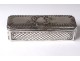 Box snuffbox solid silver flowers silver snuffbox 75gr nineteenth century