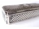 Box snuffbox solid silver flowers silver snuffbox 75gr nineteenth century