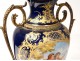 Cassolette vase pot covered porcelain Sèvres scene gallant gilt bronze 19th