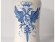 Albarel earthenware medicine pot Spain Catalonia eagle bicéphal XVIII