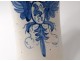 Albarel earthenware medicine pot Spain Catalonia eagle bicéphal XVIII