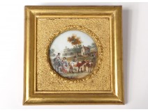 Miniature painted village characters countryside herd romantic nineteenth