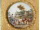 Miniature painted village characters countryside herd romantic nineteenth