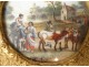 Miniature painted village characters countryside herd romantic nineteenth