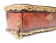 Glove box magnifying amboine rosewood gilded bronze Napoleon III nineteenth