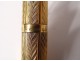 Parker Fountain Pen silver vermeil Club Fougères feather 18K gold twentieth century