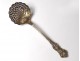 Spoon sprinkle silver vermeil Minerva crest coat of arms shell nineteenth