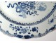 Porcelain dish Compagnie des Indes China white-blue flowers Kangxi XVIII