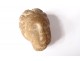 Small antique marble sculpture head greek roman woman collection
