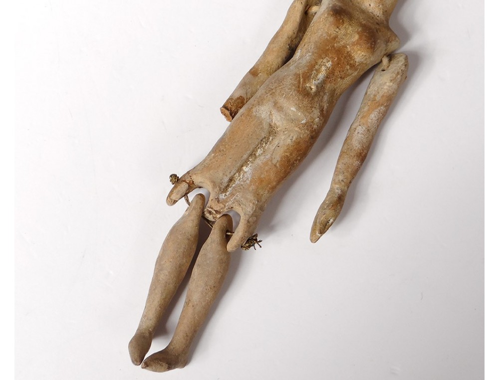 PETITE POUPEE en céramique polychrome