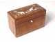 Box box with cigarettes rosewood inlay elephants palms nineteenth