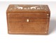 Box box with cigarettes rosewood inlay elephants palms nineteenth