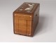 Box box with cigarettes rosewood inlay elephants palms nineteenth